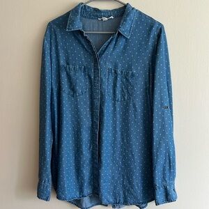 NWOTs Beach Lunch Lounge Button Down Shirt